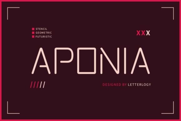 Aponia Typeface: A Futuristic Font for Modern Brands