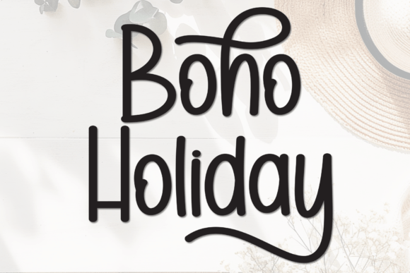 Boho Holiday Font: Warmth for Modern Branding
