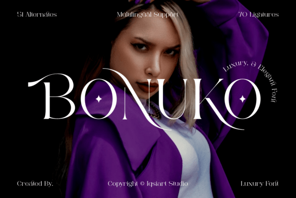 Bonuko: A Serif Typeface for Editorial Design