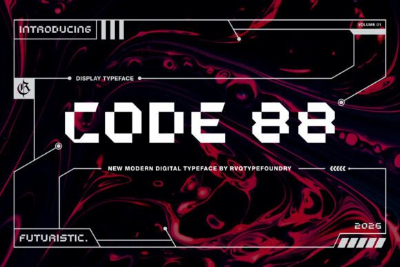 Code 88 Typeface Review for Modern Branding