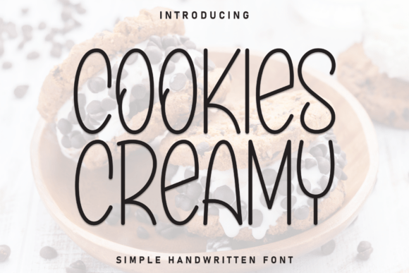 Cookies Creamy: A Friendly Display Font for Modern Brands