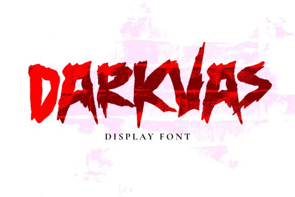 Darkvas: A Spooky Display Font for Digital Designs