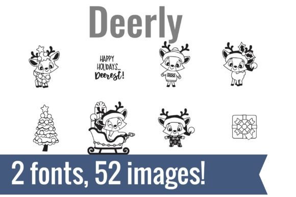 Deerly Dingbats: A Festive Typeface for Makers