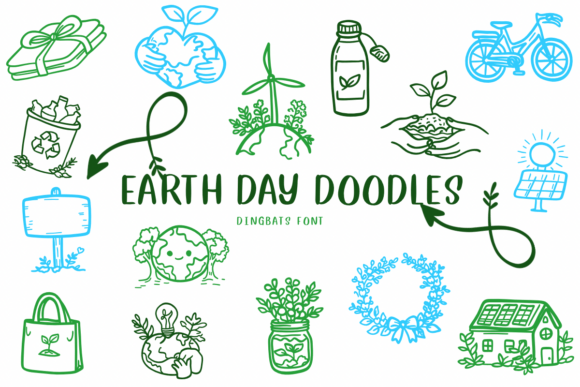 Earth Day Doodles Font: A Designer’s Review