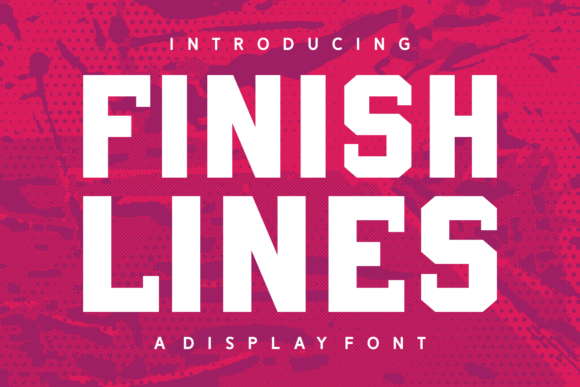 Finish Lines: A Versatile Display Font for Branding