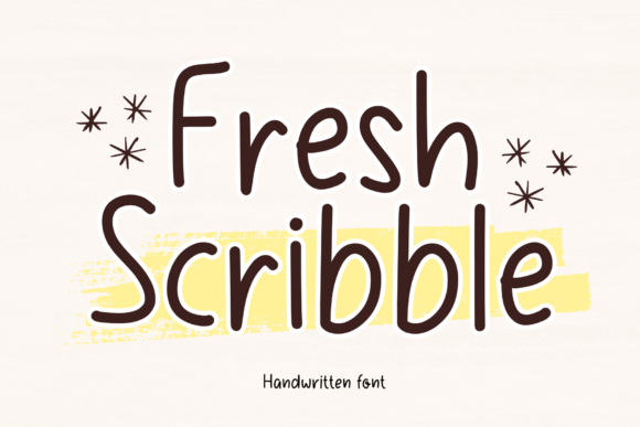 Fresh Scribble: A Handwritten Font for Web Design