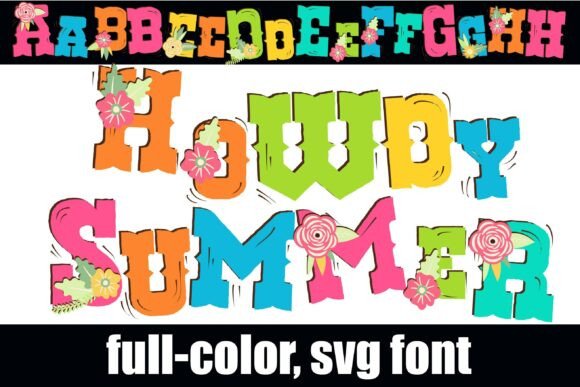 Howdy Summer Font for Makers