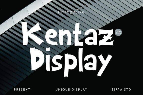 Kentaz: A Display Font That Brings Joy to Branding