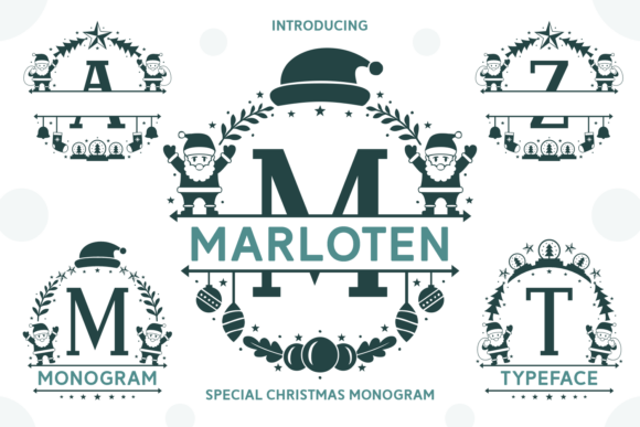 Marloten: A Decorative Font for Editorial Design