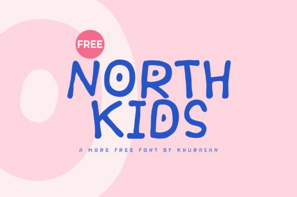 North Kids: A Playful Display Font for Branding