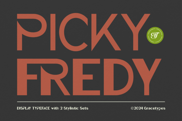 Picky Fredy: A Bold Sans Serif Font for Modern Brands