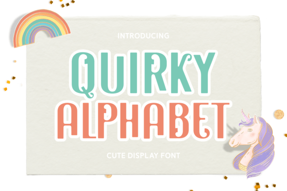 Quirky Alphabet: A Playful Display Font for Modern Brands