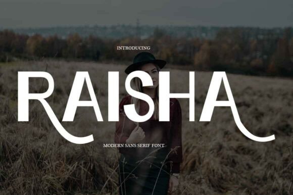 Raisha Font: Modern Sans Serif for Crafters