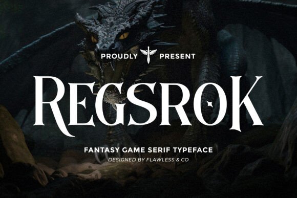 Regsrok: A Fantasy Serif Font for Makers