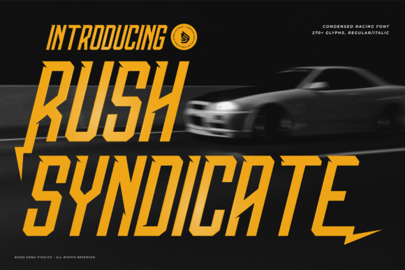 Rush Syndicate Font: A Bold Typeface for Modern Brands