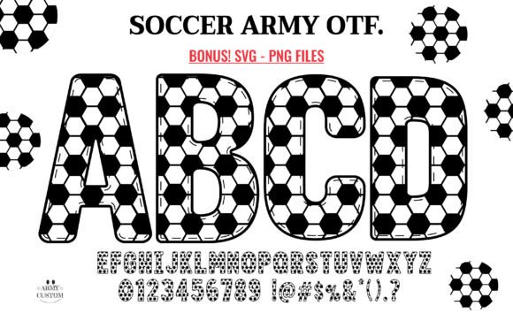 Soccer Army Font: A Bold Typeface for Brand Identity