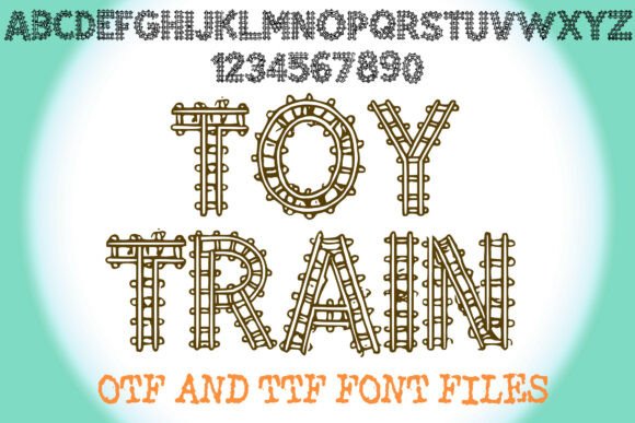 Toy Train Font: A Playful Typeface for Web Design