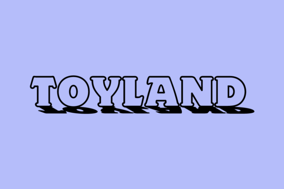 Toyland Font: A Playful Display Typeface for Editors